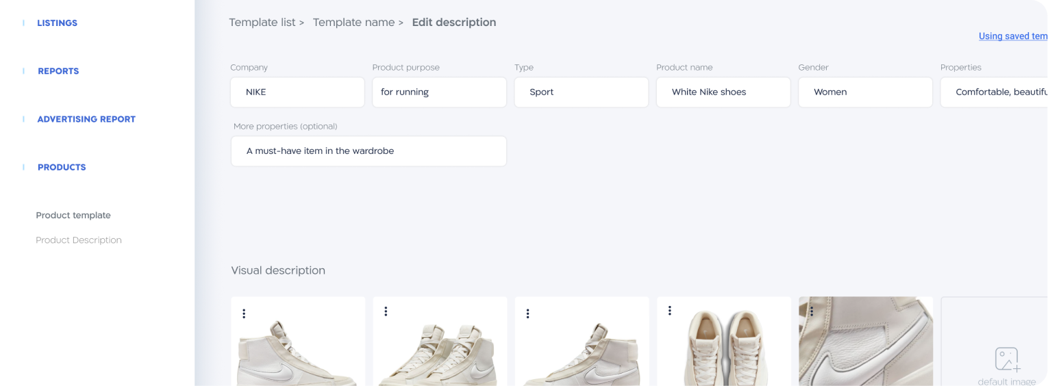 Seller Platform product management UX/UI case study screens